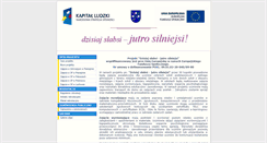 Desktop Screenshot of dzisiajslabsi-jutrosilniejsi.pieniezno.pl